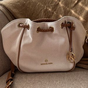 NWOT Michael Kors Montauk Small Canvas Crossbody Bag